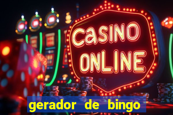 gerador de bingo de palavras